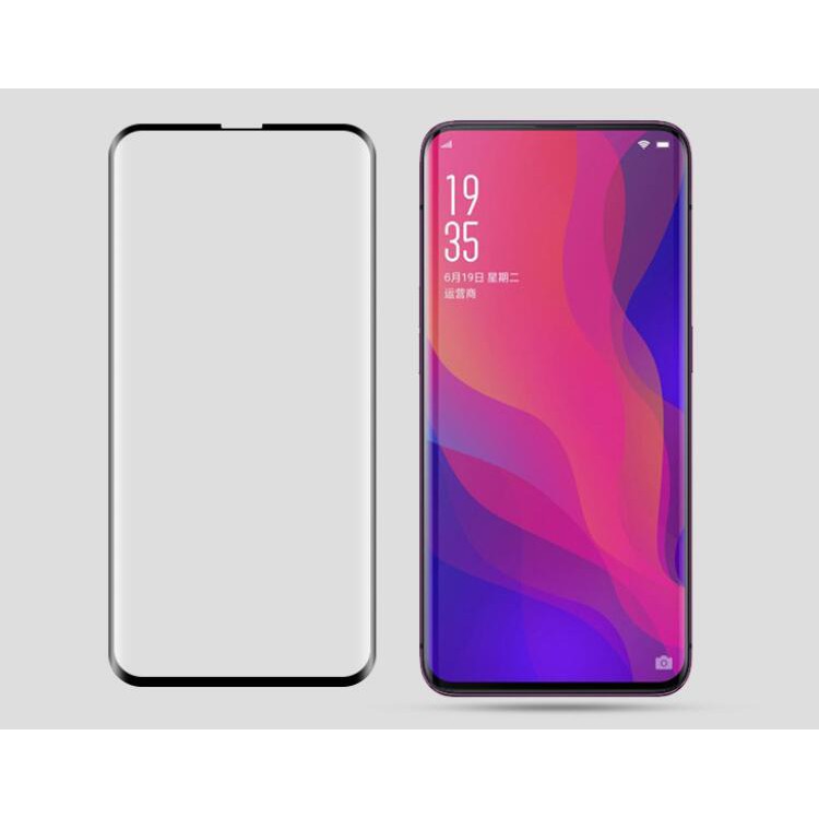 Tempered Glass Oppo Find X limited Screenguard Antigores Kaca Full Melengkung Temperglass