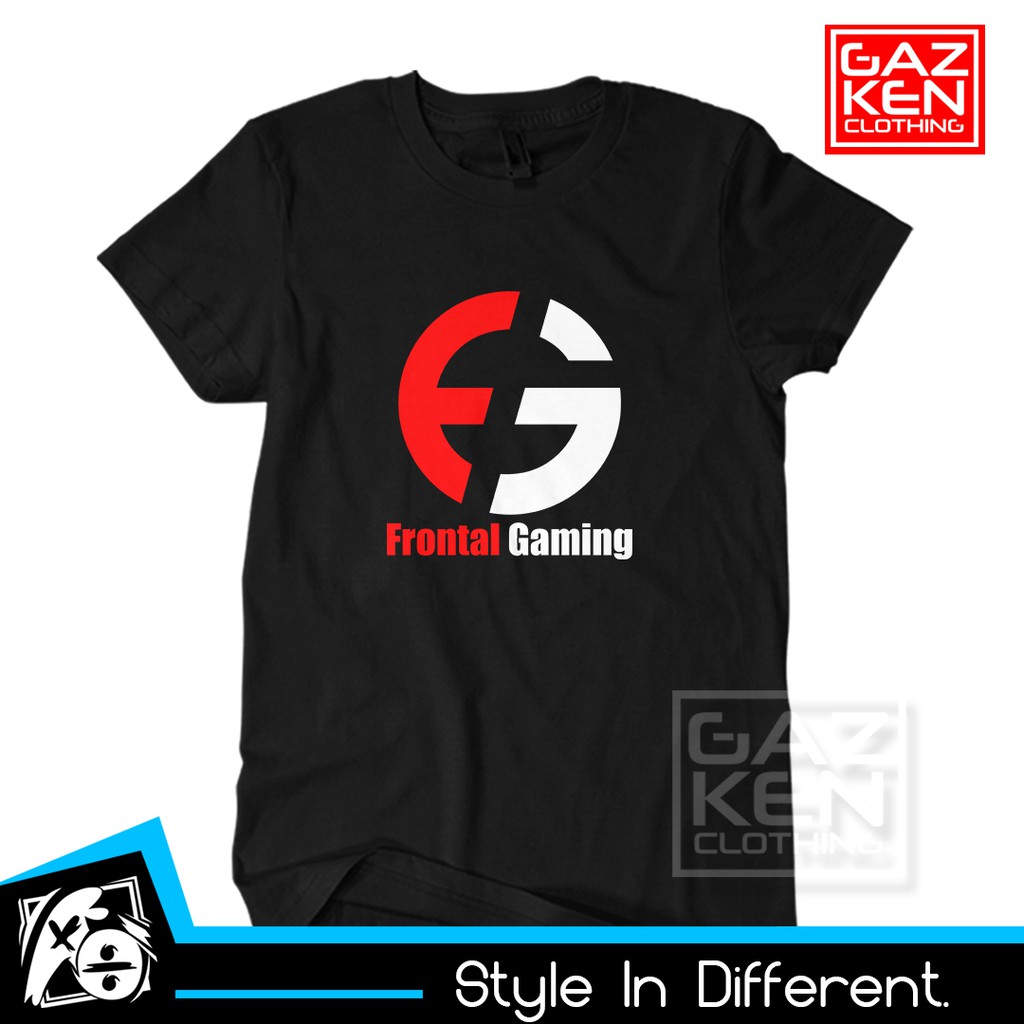 Kaos Frontal Gaming Baju Gamer Youtuber Channel Distro Gaming