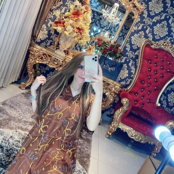 Gamis Muslimah Wanita KEKINIAN Dress Korea / Korean Midi Dress / dress vintage MIDI DRESS WANITA - P