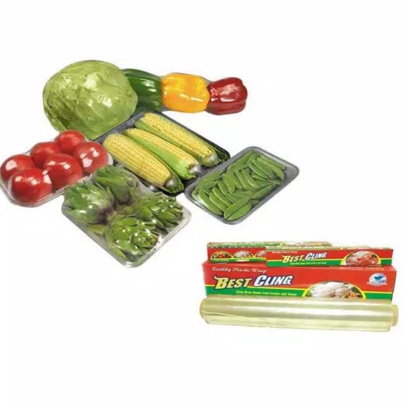 PLASTIK WRAP/BEST CLING/PLASTIK PEMBUNGKUS BUAH DAN SAYUR UKURAN 30 CM