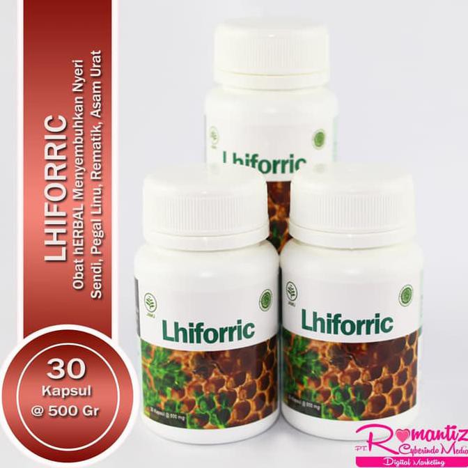 NEW Lhiforric Obat Herbal Nyeri Sendi,Pegal Linu,Rematik,Asam Urat
