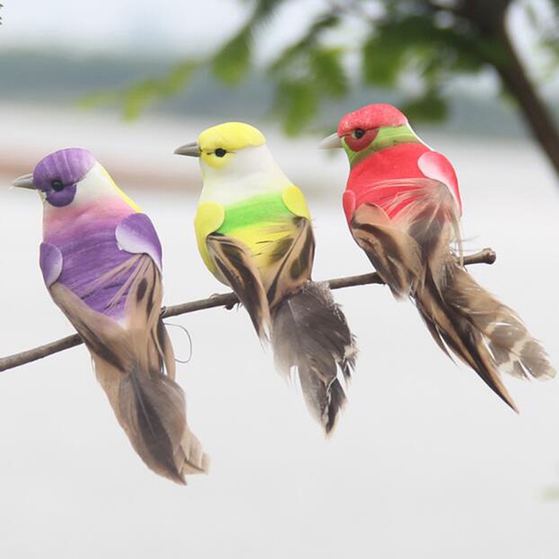 1pc Ornamen Dekorasi Taman Rumah Sarang Burung Artificial