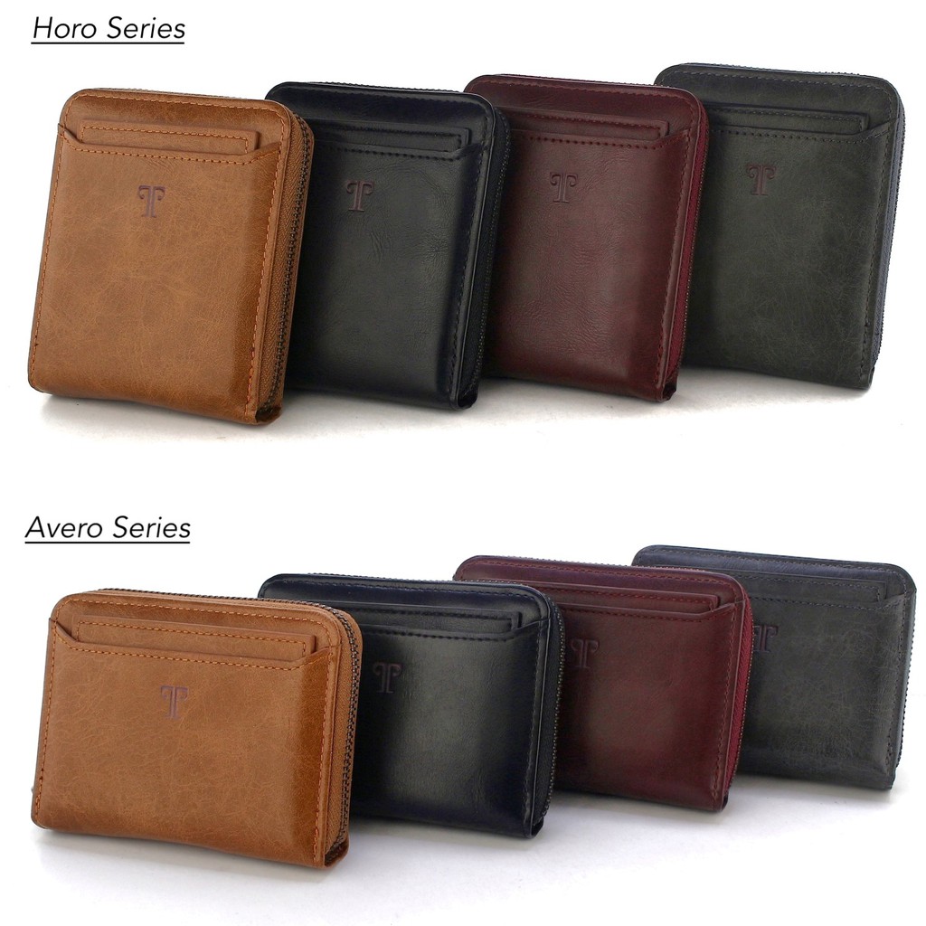 TOKOKOE - Dompet Pria Wanita Bahan Kulit Original - Troy - Classic Horo Avero