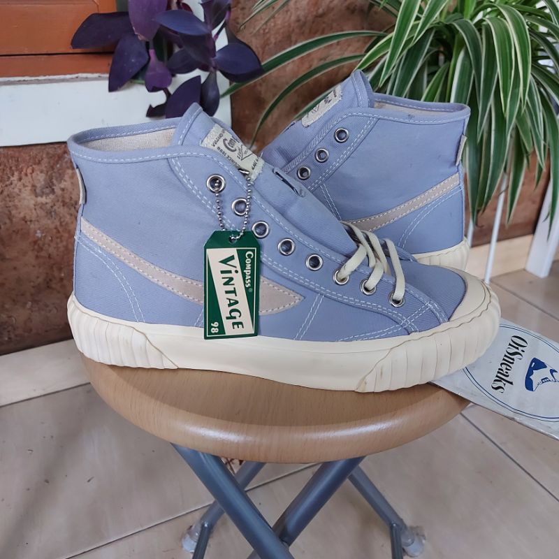 Sepatu Compass Vintage 98 High Grey