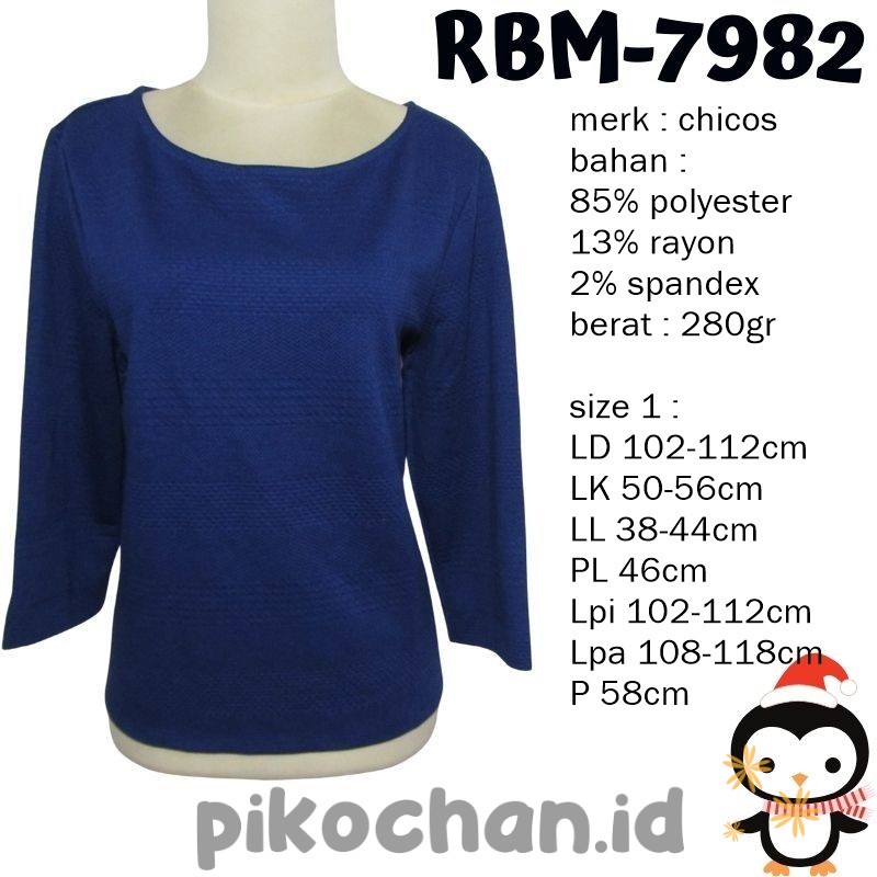 PIKOCHAN.ID RBM-7982 BLOUSE CHICOS BIGSIZE - SIZE 1