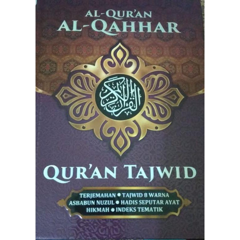 Produk Terbaru Al Quran Terjemah Al Qohhar, Tajwid Warna