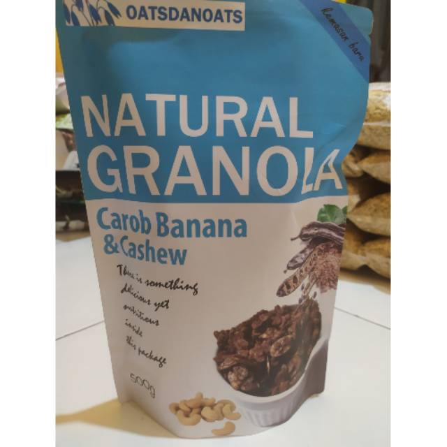 

Natural Granola Carob Banana & Cashew 500g