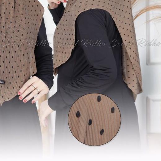 ❄ BERGO MARYAM PLISLET POLKADOT BUTIR / JILBAB BERGO PLISKET / KERUDUNG BERGO / HIJAB / TERBARU ➥