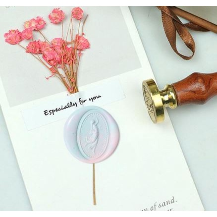 Oval Wax Seal Stamp - Stempel Sealing Lilin Bentuk Oval