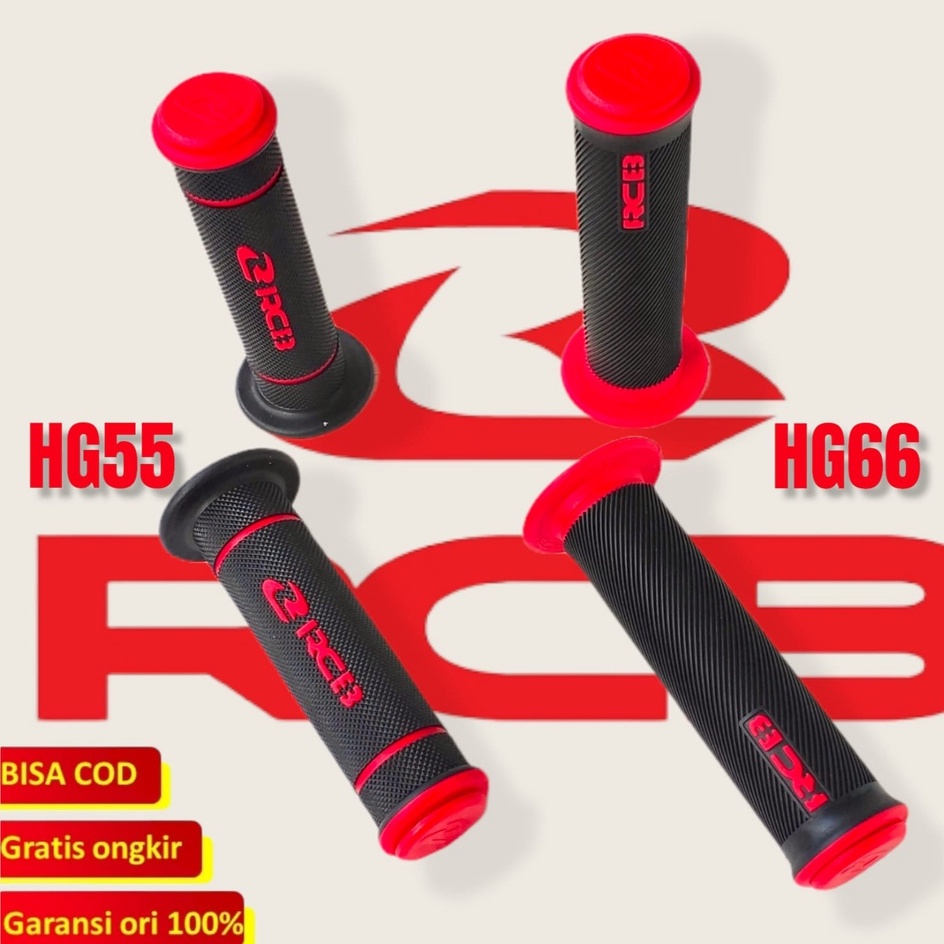 HANDGRIP RCB ASLI ORIGINAL RCB HG55/HG 66 HANDGRIP KARET MOTOR UNIVERSAL GRIP RCB