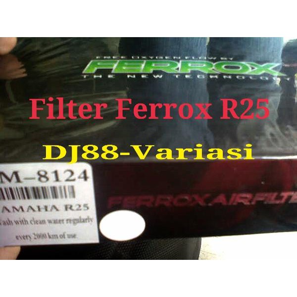 Filter Udara Ferrox Yamaha R25 | MT25 | aksesoris Yamaha R25