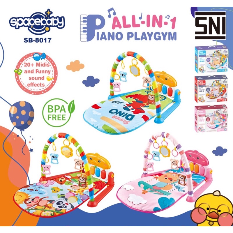 SIYA ✨ FREE BUBBLEWRAP MULTIFUNCTION PIANO FITNES SPACEBABY SB 8013 8017 8020 8025 PLAYGYM 2IN1 RACK BABY MATRAS PLAYGYM BAYI KADO MURAH SB 8013 SB 8017 SB 8020 SB 8025 2IN1 PLAYGYM MASTELA PLAYGYM+WALKER MULTINASIONAL