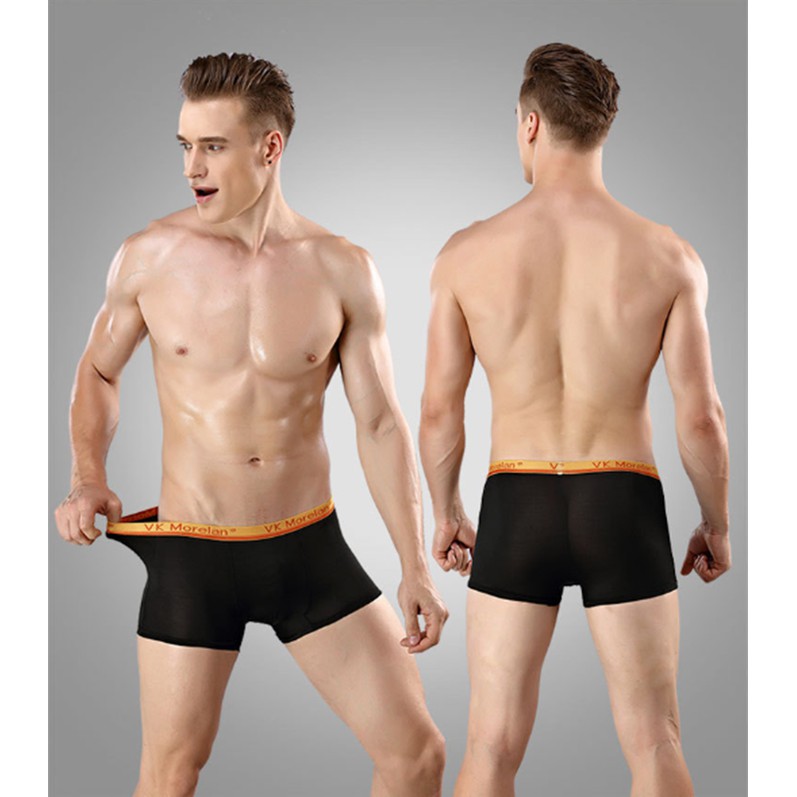 CD Wanita Boxer Pria CD Boxer Laki Polos Termurah Boxer size M_XXXL Y031 - Hitam, L Murah