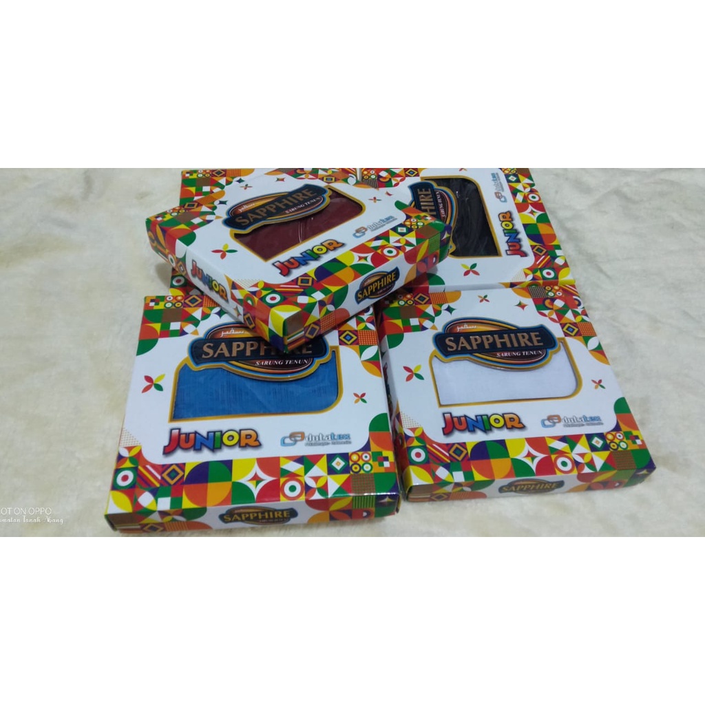 sarung sapphire junior warna dan motif random