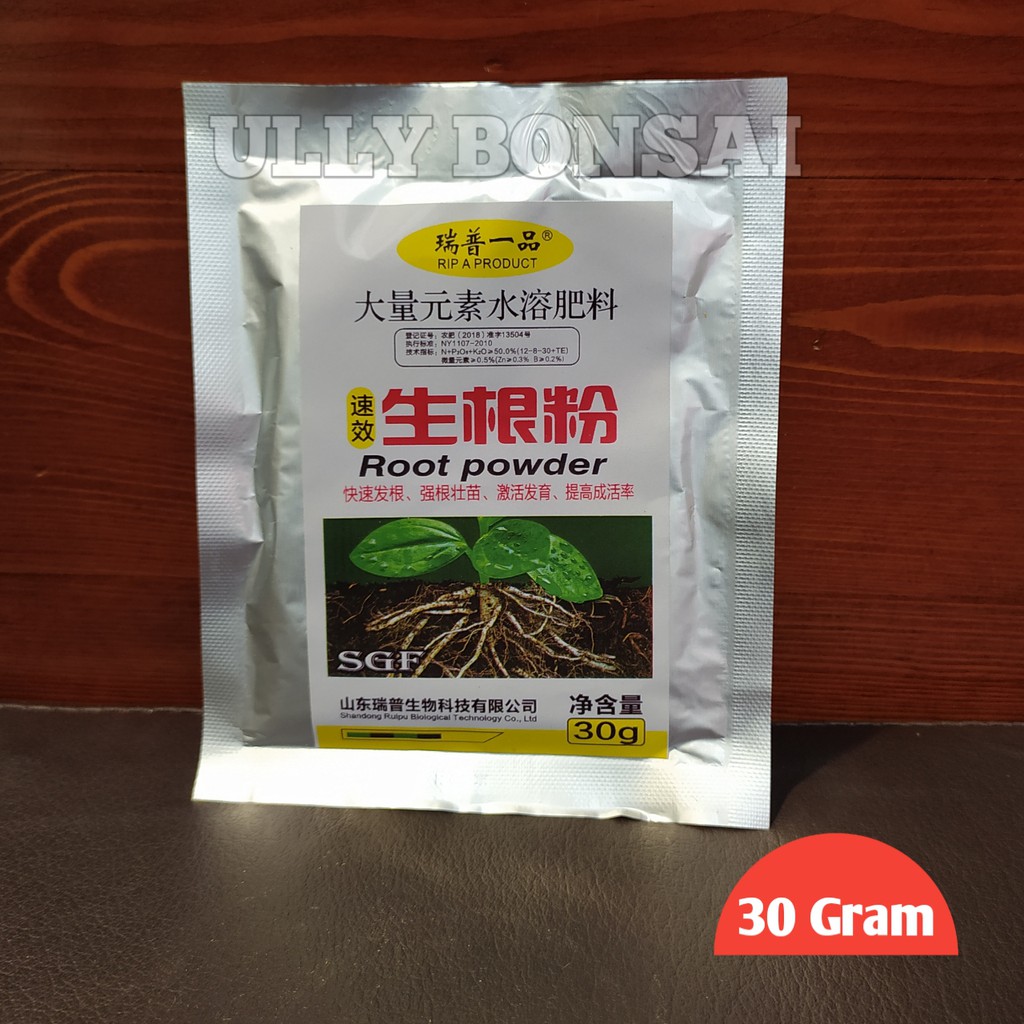 Root Up Pawder 30 Gram Hormon Pertumbuhan Akar Stek Cangkok