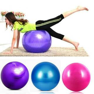 SH Yoga Ball Alat Fitnes Gym 65 CM Tanpa Pompa