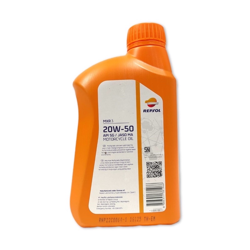 oli repsol 4T 20w-50 0,8 Liter Original