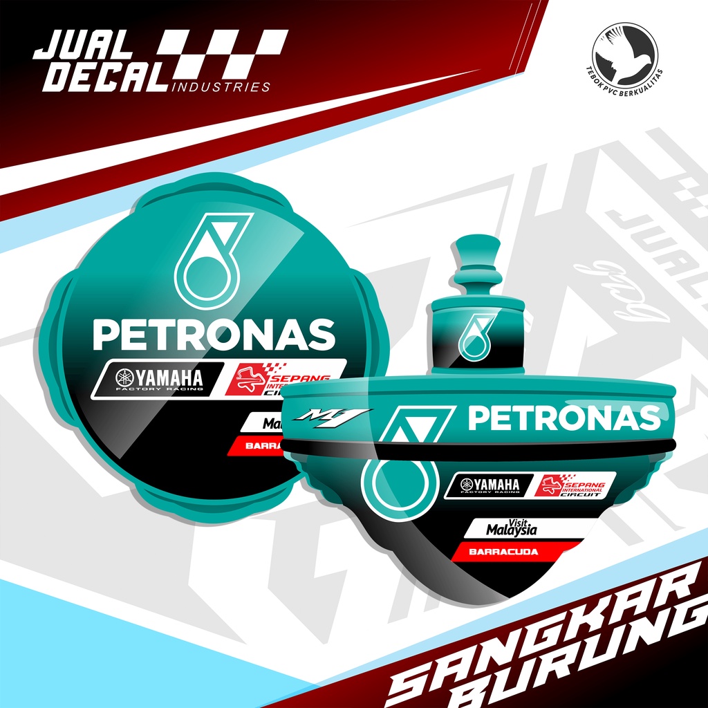 SAZIME Lovebird Stiker Sangkar Burung PETRONAS Sepang Love bird Decal Tebok Love Bird SASIME Kandang