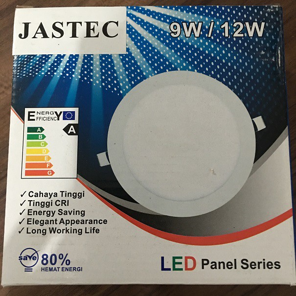 Downlight Panel LED Set 9W / 12W Cahaya Putih Elegan 3.5inch