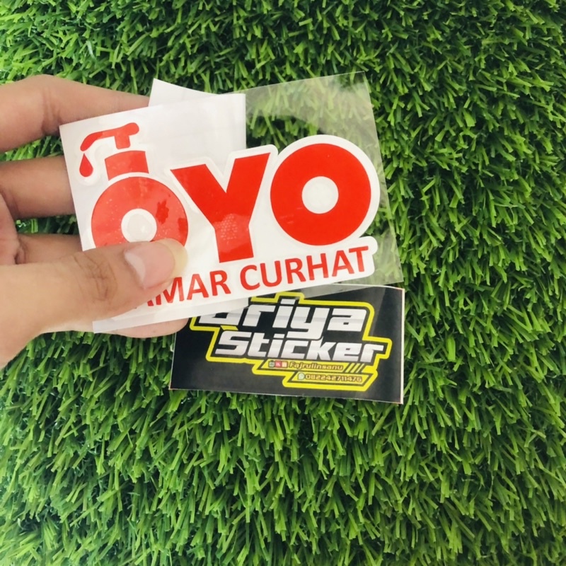 Sticker OYO KAMAR CURHAT stiker viral