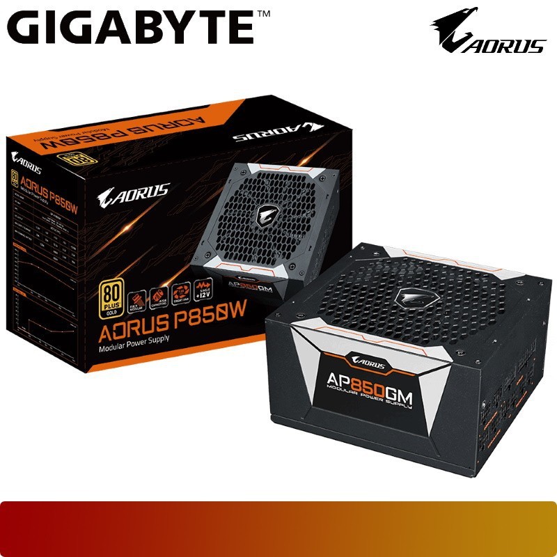 Power Supply GIGABYTE - AORUS P850W | PSU 850W 80+ Gold Fully Modular