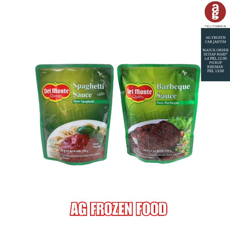 

Delmonte Sauce Spaghetti & Barbeque 250gram