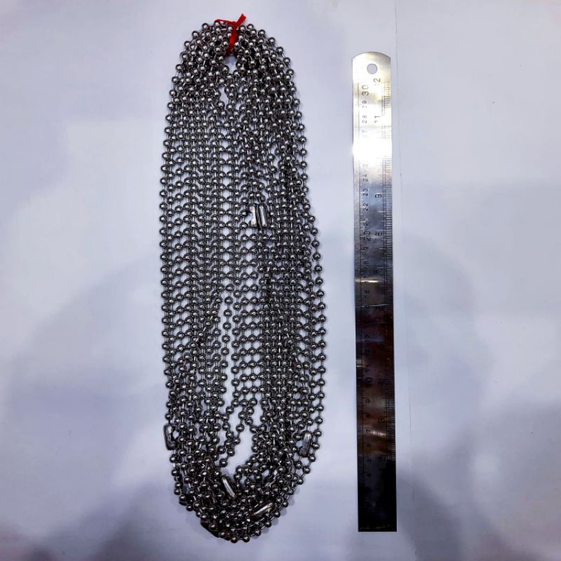 Kalung Monel Merica JUMBO 75cm Stainless Steel 304 Per Lusin Grosir