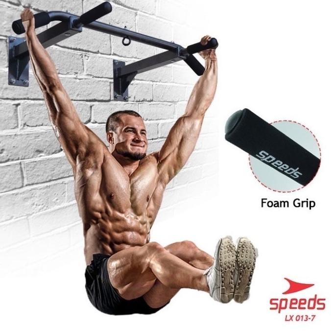 Pull Up Bar Chin Up Alat fitness di rumah Iron gym Tiang Gantung 013-7