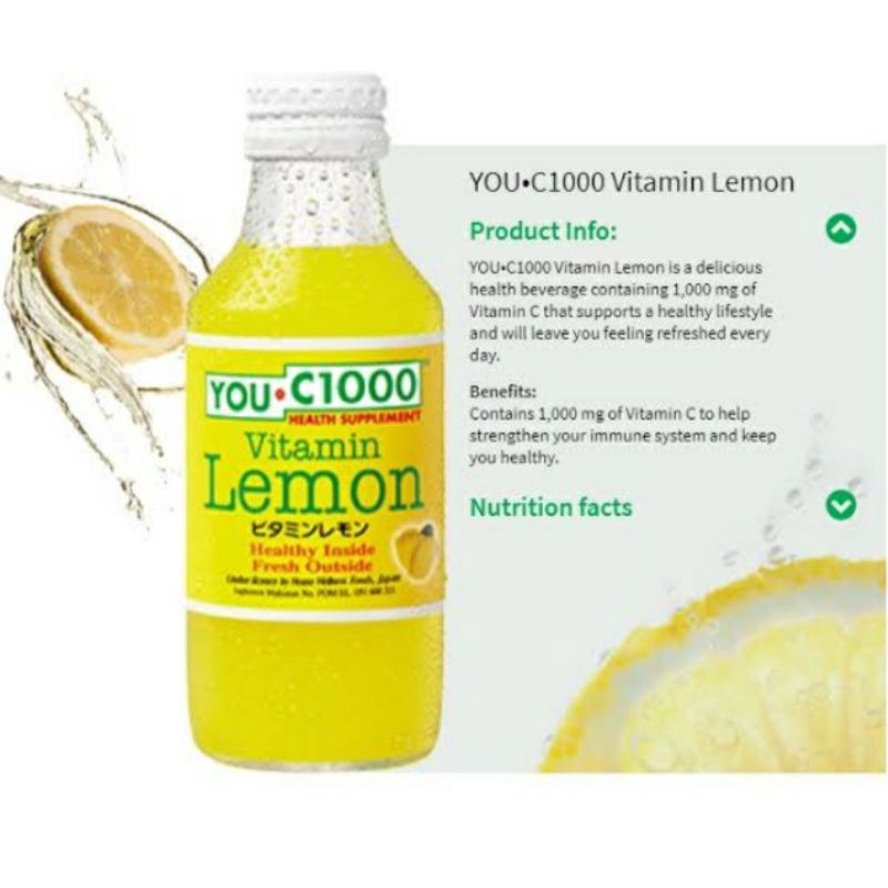 

You C1000/LEMON/1 DUS/ISI 30 PCS