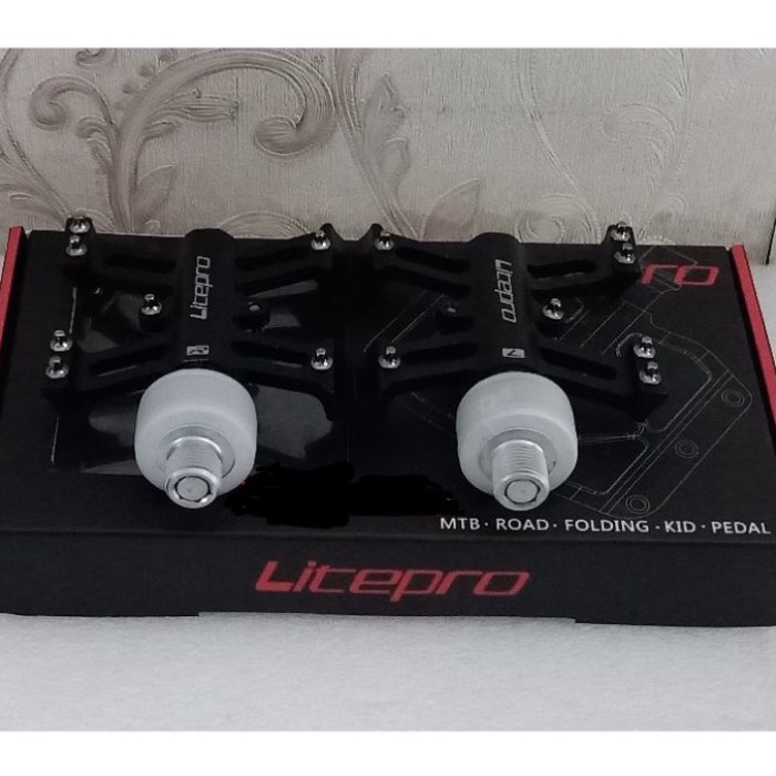 Pedal Sepeda QR Quick release Litepro Original Aluminium alloy