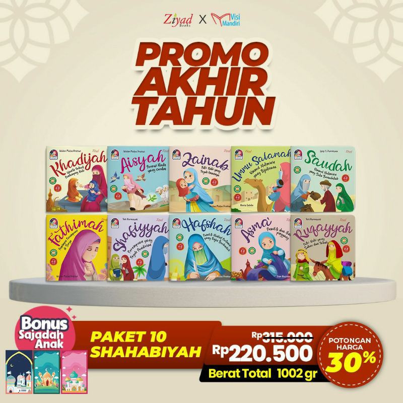 Seri 10 Shahabiyah Wanita Mulia | Ziyad Books | Buku Cerita Anak