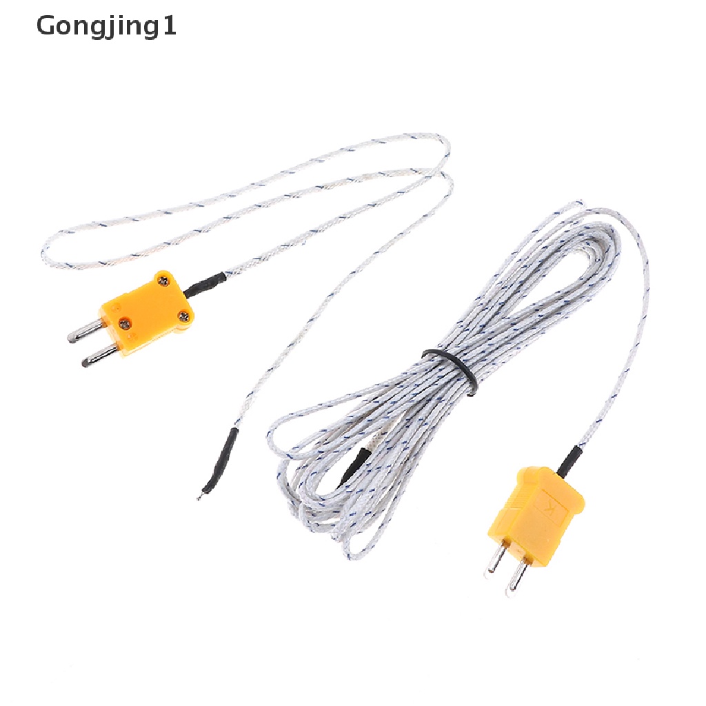 Gongjing1 1PC Kabel probe thermocouple Tipe K sensor Suhu 0.5 / 4m