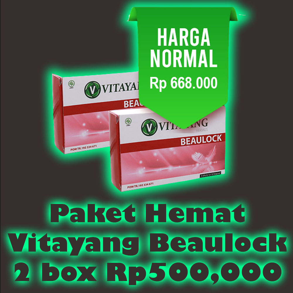 Paket Murah Vitayang Beaulock Melindungi Kulit dari Kerusakan Radikal Bebas Original KK Indonesia