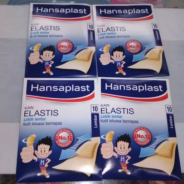 Hansaplast Kain Elastis isi 10s (Amplop atau Toples)