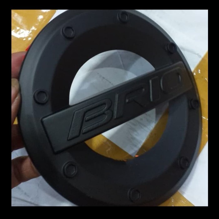 Hiasan Mobil Tank Cover Tutup Tanki Honda All New Brio 2019 Hitam sporty Aksesoris Mobil