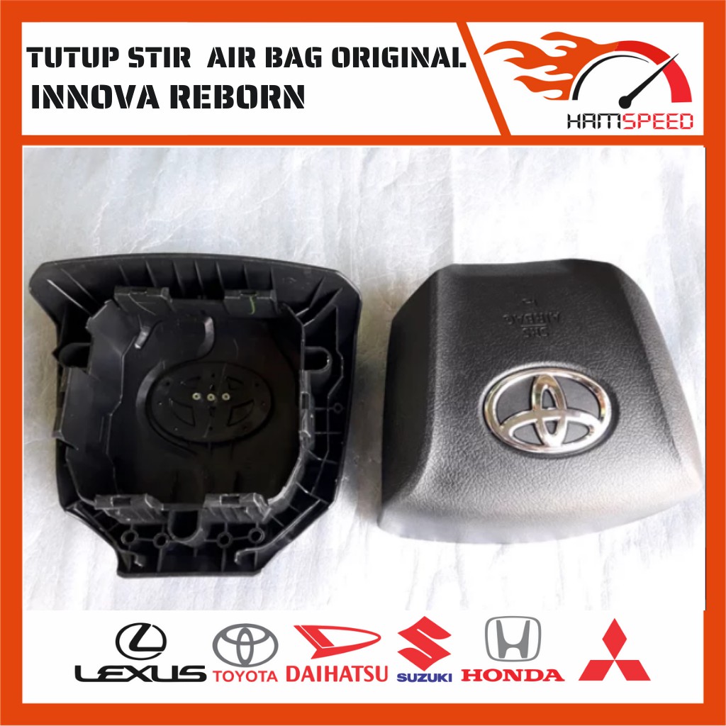 Bergaransi Cover Stir Air Bag Innova Reborn/Tutup Stir Innova Reborn/Cover Stir + Logo Innova Reborn