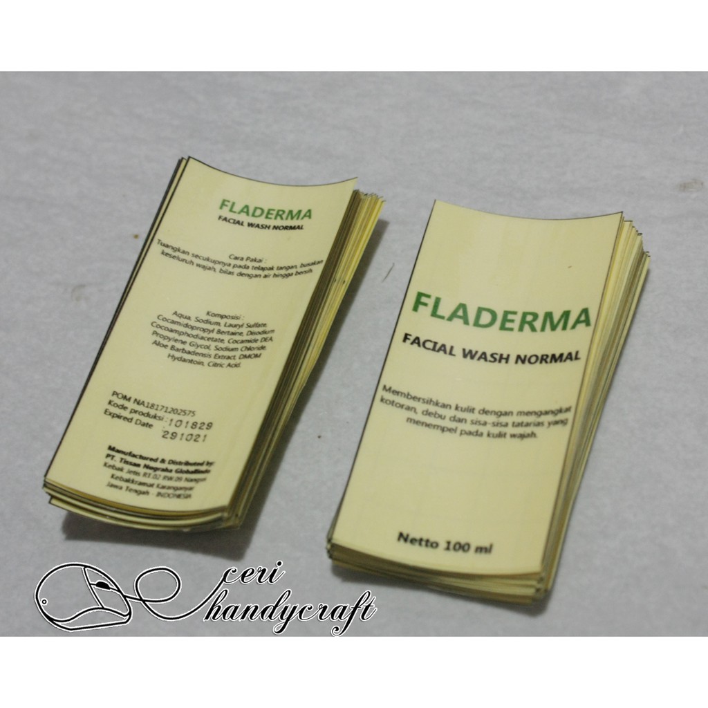 

Stiker Transparan desain custom uk.5x10cm
