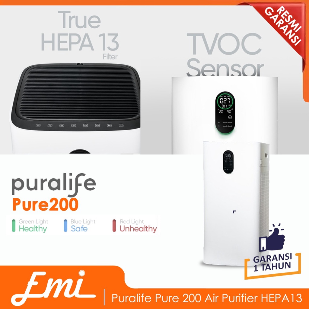 Puralife Pure 200 Air Purifier HEPA13 Puralife Pure200