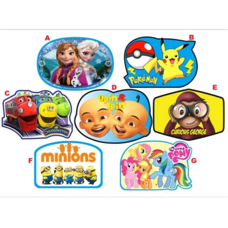 GROSIR Gambar Meja Belajar | Gambar Kartun | Poster Kartun