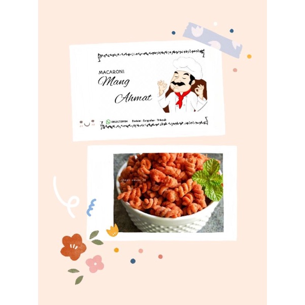 

MAKARONI SPIRAL MANG AHMAT || MAKARONI PEDAS 50 gr