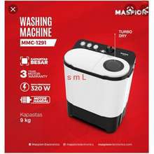 mesin cuci 2tabung maspion mmc1291 9kg