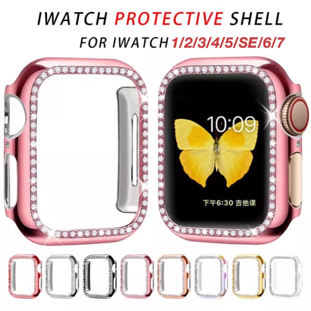 Bumper Case Diamond Protective Case For Apple Watch Series 1/2/3/4/5/SE/6/7/8