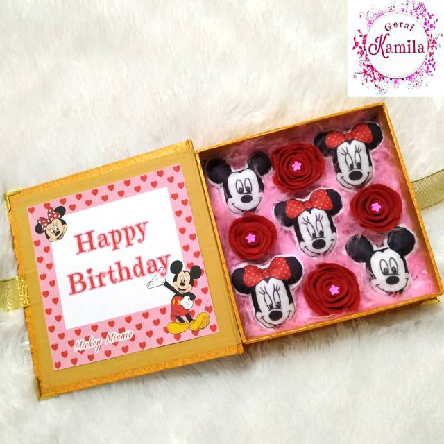 Boneka mickey minnie mouse hadiah kado unik buat teman pacar anak cewek cowok