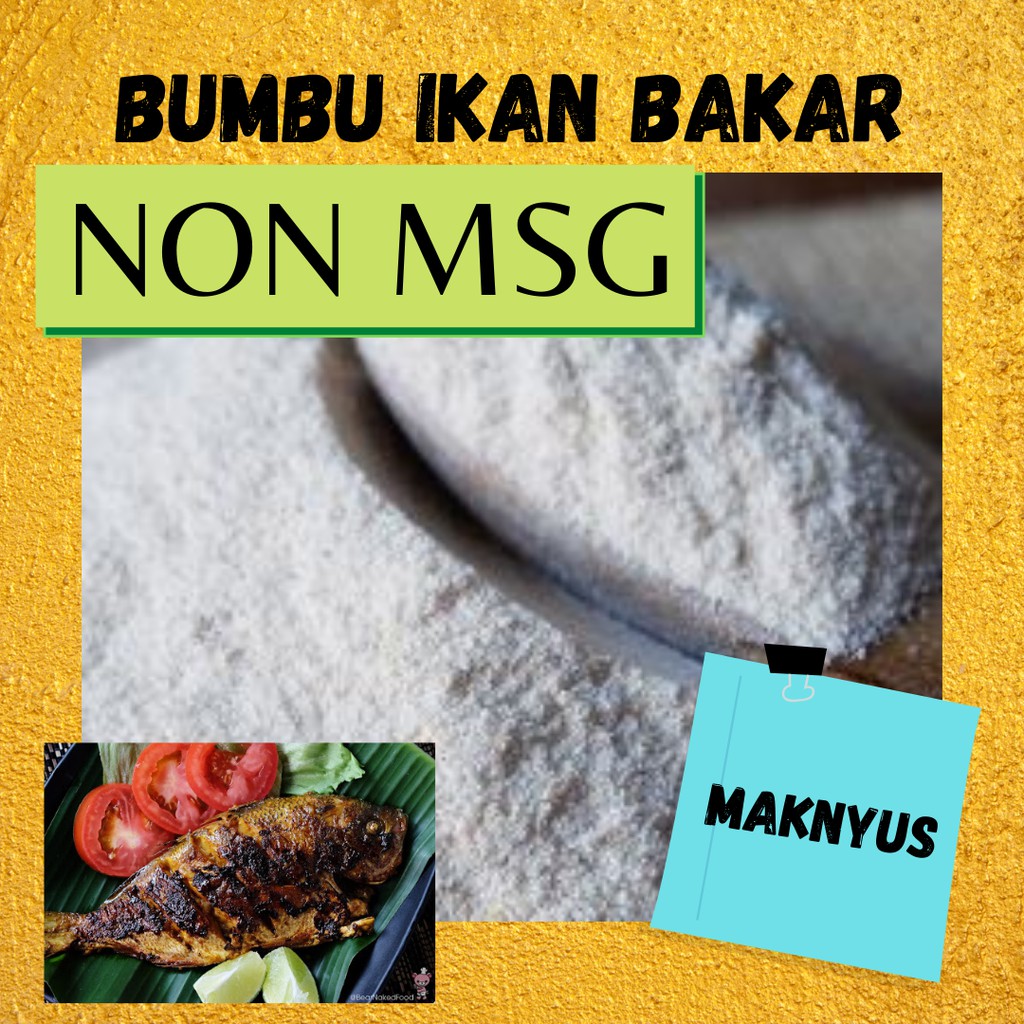 

BUMBU TABUR IKAN BAKAR 1 KG FOOD GRADE NON MSG 1Kg Bubuk Bumbu Usaha Kentang Goreng Cimol Keripik