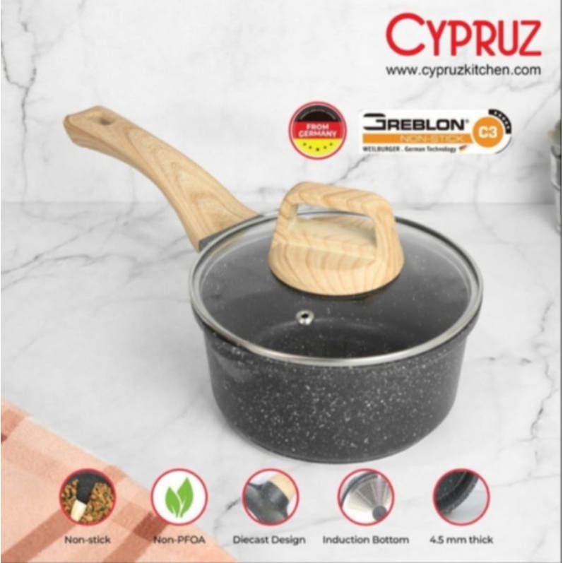 Saucepan 18cm Granite Cypruz