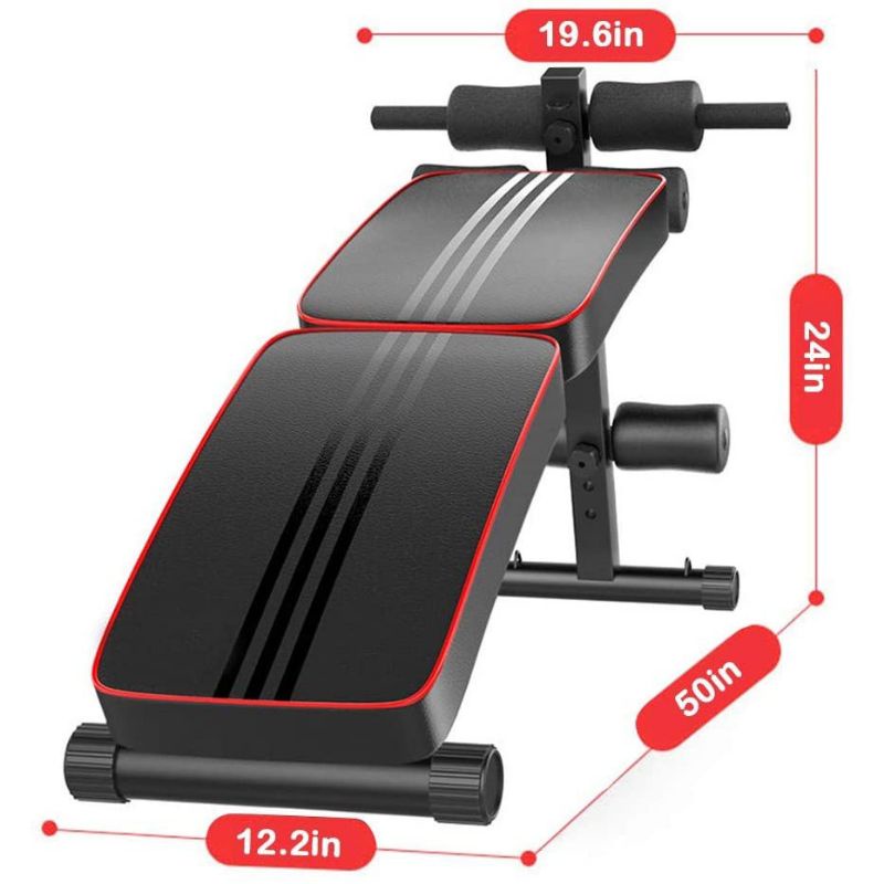 TMT Kursi Alat Fitness Gym Bench Press Abdominal Muscle Exercise Foldable