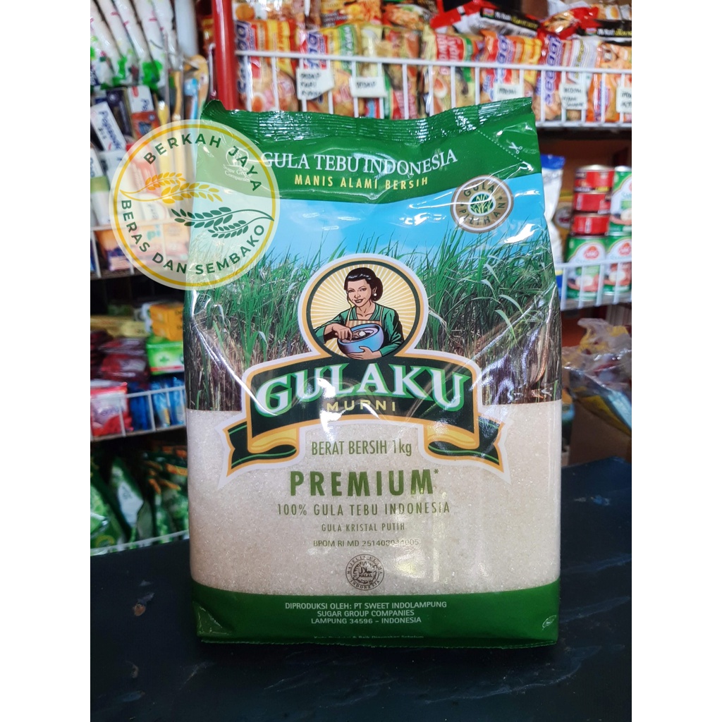 

Gula Pasir Premium Gula Tebu Gulaku 1 KG