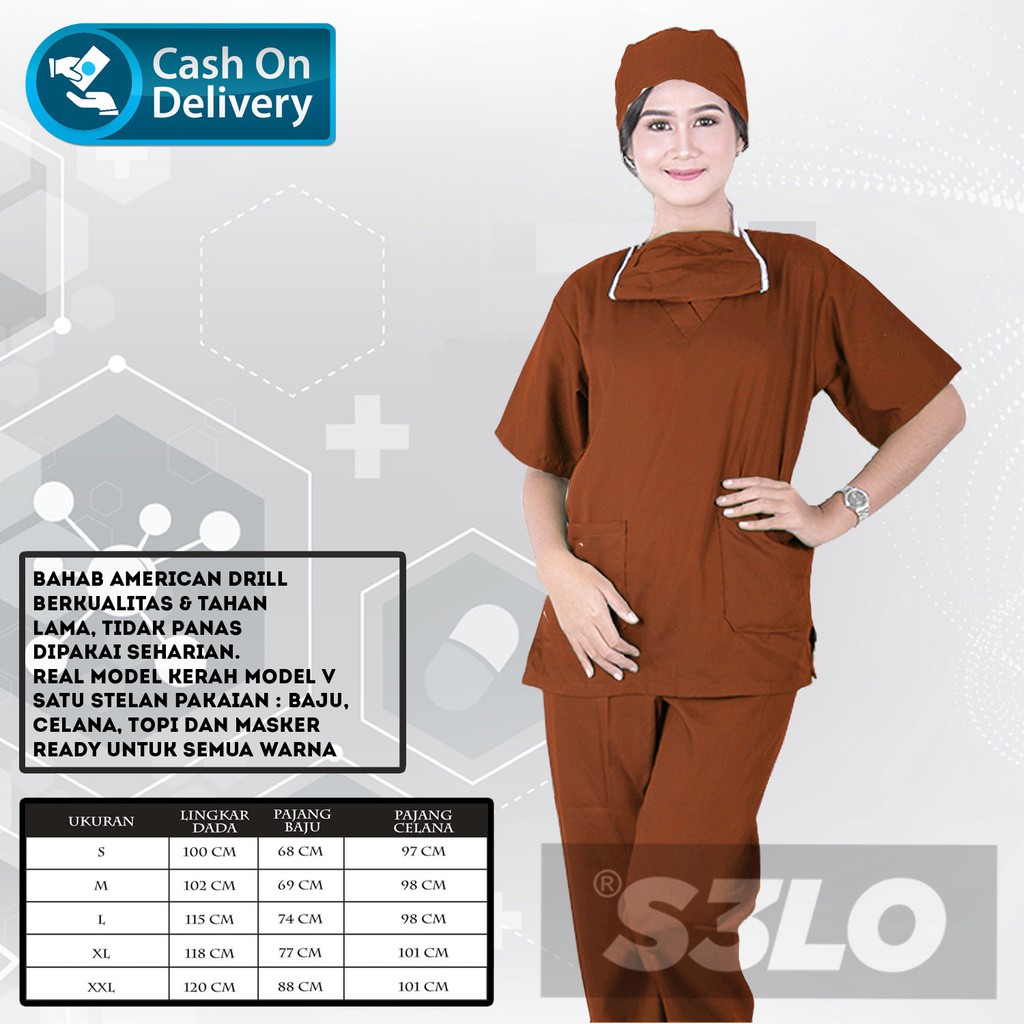 Jual Baju Jaga Baju Ok Baju Oka Seragam Medis Baju Ok Lengan