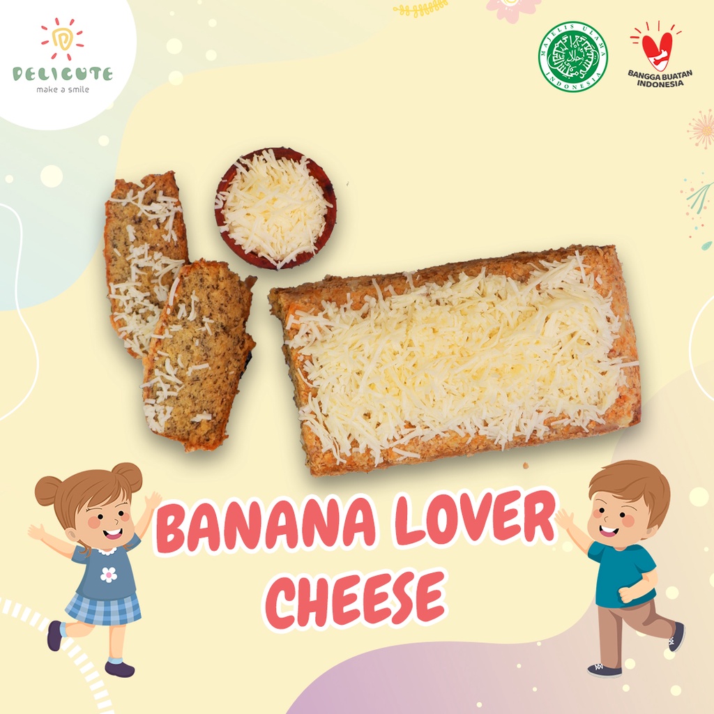 Banana Lover Cheese Delicute - moist Banana Cake dengan taburan keju