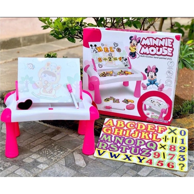 minnie mouse learning table